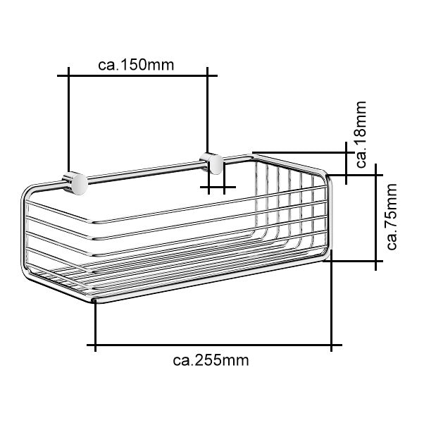 Sideline - Seifenkorb Chrom DK 1101