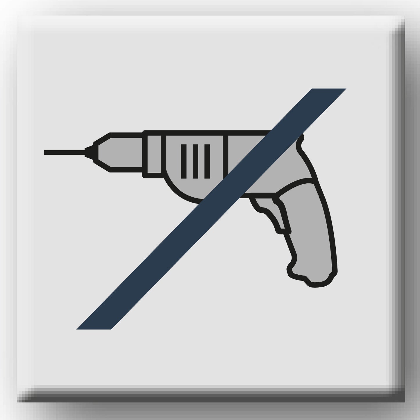 Ridder Brausekopfhalter Kunststoff Chrom mit Saugtechnik