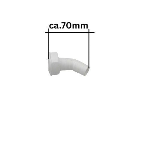 Röhrengeruchsverschluss 1 1/2 Zoll x 50mm/40mm mit flexiblem Abgang und 1 Geräte-Anschluss