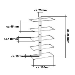 Handtuchablage Chrom 00046-A03