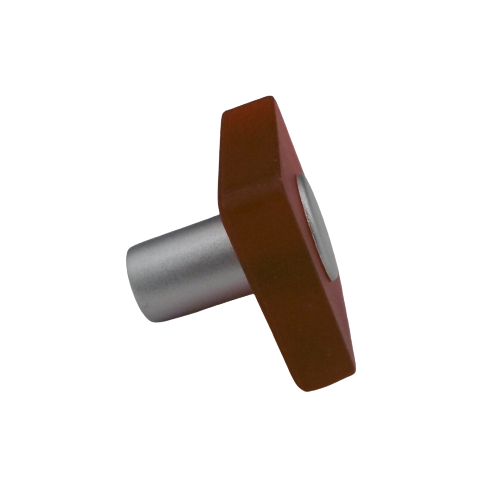 Knopf Quadrat Glasoptik M4 x 6mm