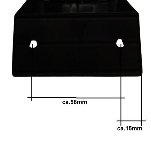 WC-Bürstengarnitur Schwarz 67088