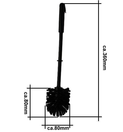 WC-Bürstengarnitur Schwarz 67088