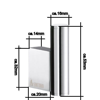 AIR - 1er Handtuchhaken Chrom AK355