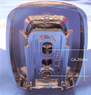 Aloa - Doppelbechhalter Chrom Retourenware/Auslauf-Modell