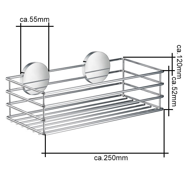 Beslagsboden - Duschkorb Schwarz BB1200