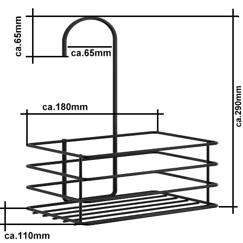 Beslagsboden - Duschkorb Schwarz BB1216