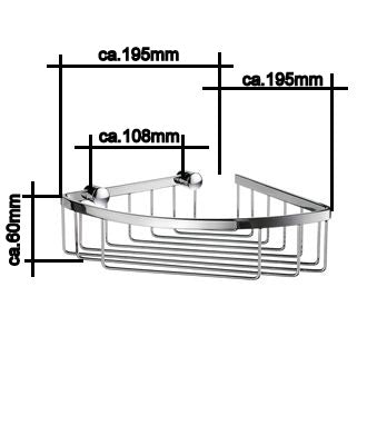 Sideline - Seifenkorb Chrom DK 2021 Retourenware