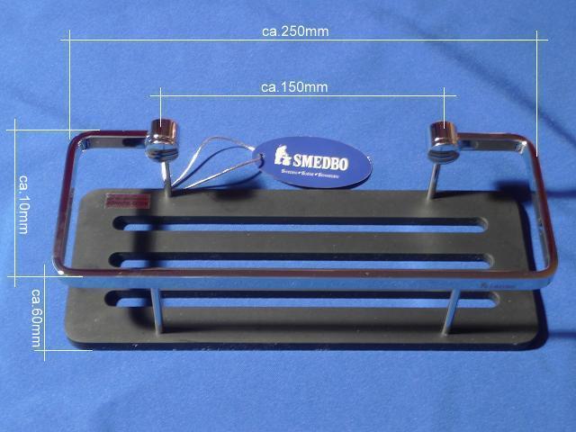 Sideline - Seifenkorb Chrom / Schwarz DK 3003 Retourenware