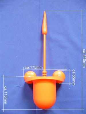 WC - Bürstengarnitur Avanti Orange Retourenware