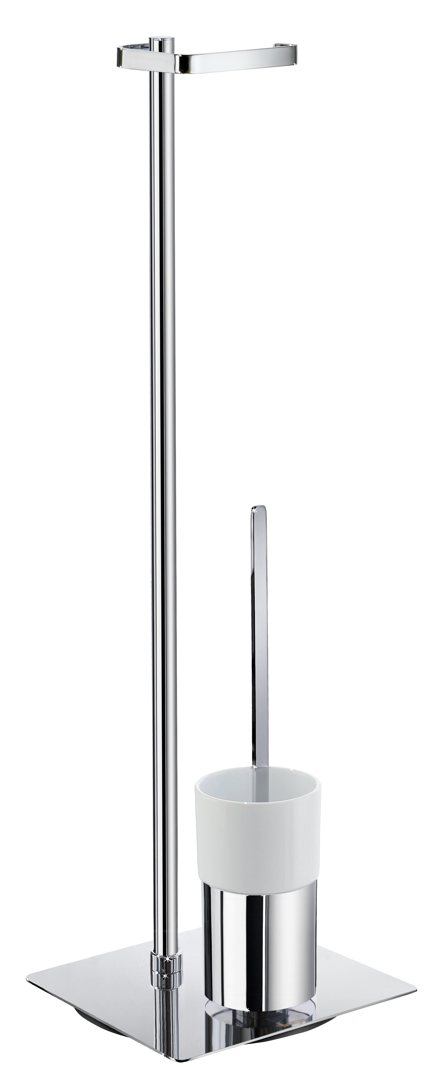 Outline WC - Bürstengarnitur mit Toilettenpapierhalter Standmodell FK322P Retourenware