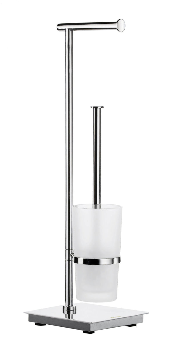 Outline  Lite WC - Bürstengarnitur mit Toilettenpapierhalter Standmodell FK603