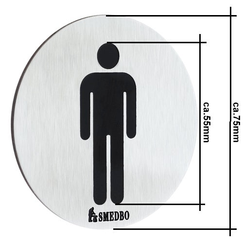 Xtra WC Schild Herren FS957