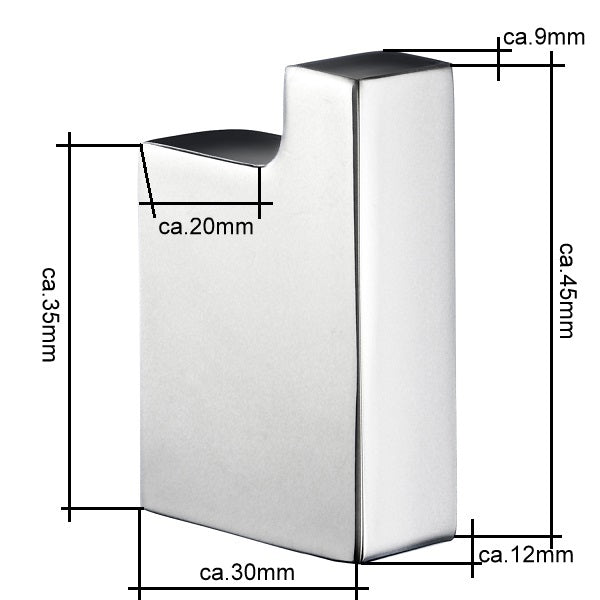 Life - Handtuchhaken Chrom GK120 (2Stück) Auslauf-Modell