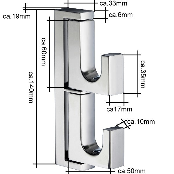 Life - Handtuchhaken Chrom GK138 Auslauf-Modell