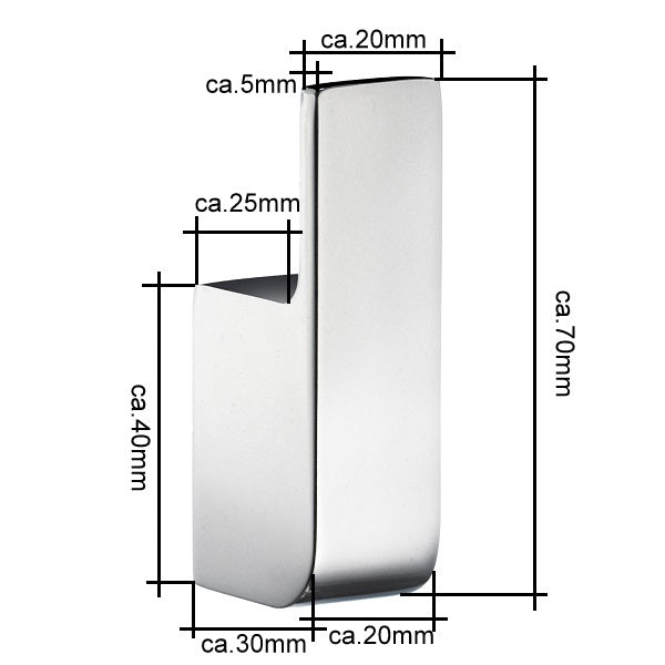 Life - Handtuchhaken Chrom GK170 (2 Stück) Auslauf-Modell