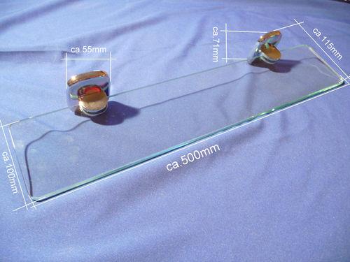 Nova - Glasablage Chrom Retourenware/Auslauf-Modell