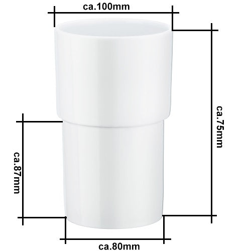 Xtra Ersatzbehälter aus Porzellan O334