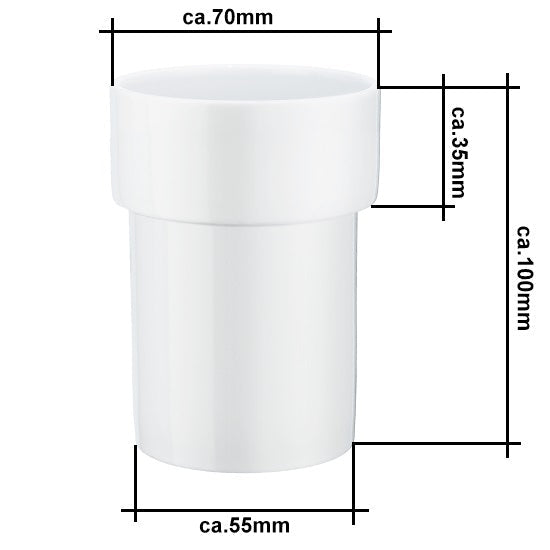Xtra Zahnputzbecher aus Porzellan O349 Retourenware