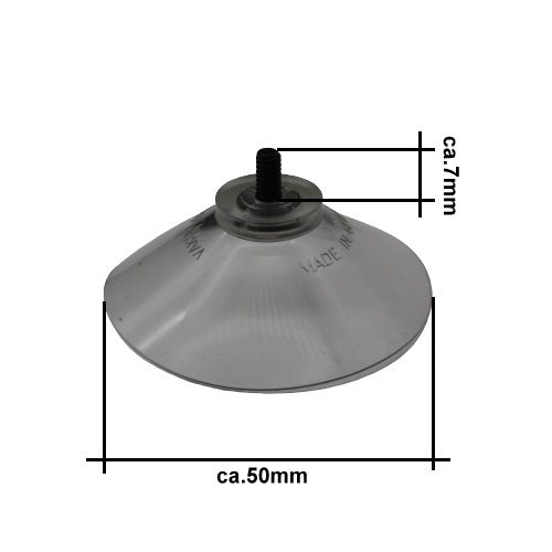 Saugnäpfe mit Gewinde M4 x 6mm (3 Stück)