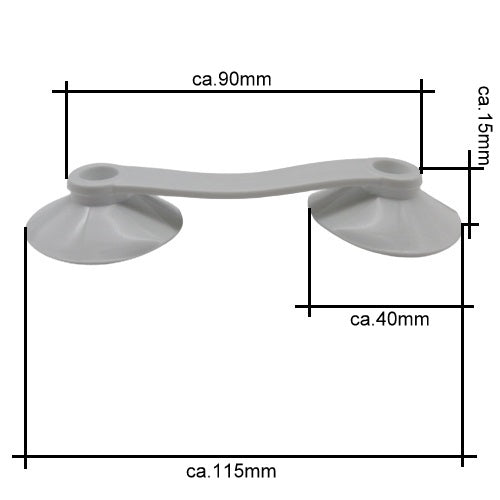 Spezialsauger Sauglasche Weiß (2 Stück)