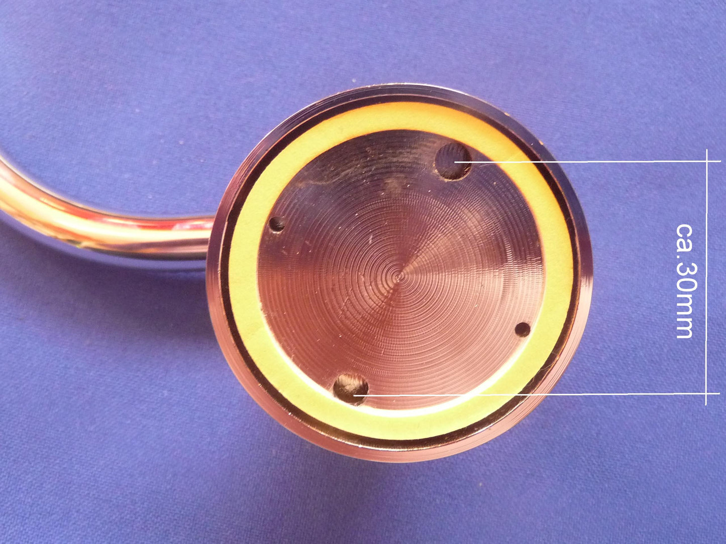 Saphir - Handtuchring Chrom Retourenware / Auslauf-Modell