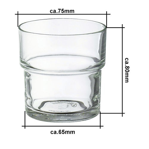 Xtra Ersatzbecher aus klarem Glas V249G