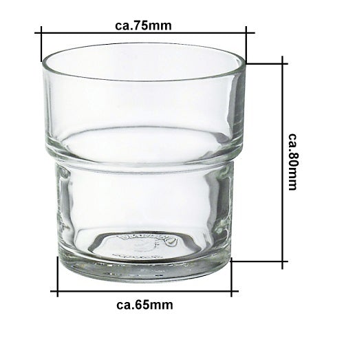 Xtra Ersatzbecher aus klarem Glas V249G Retourenware
