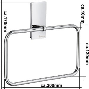 Pool - Handtuchring Chrom ZK344