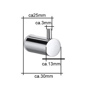Pool - Handtuchhaken Chrom ZK3455 (2Stück)