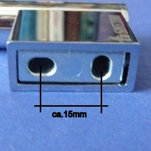 AIR - Haartrockner- und Glätteisenhalter Chrom AK323