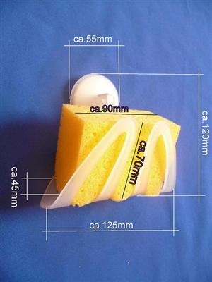Avanti Schwammhalter mit Schwamm Mineralweiß Retourenware