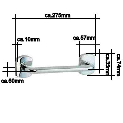 Cabin - Badewannengriff Chrom CK325 Retourenware / Auslauf-Modell