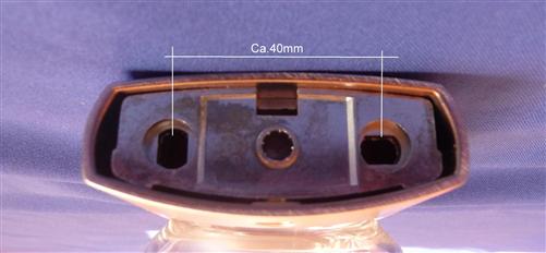 Cosma - Zahnputzbecherhalter mattverchromt Retourenware/Auslauf-Modell