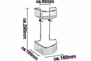 Sideline - Seifenkorb Chrom DK 1021 Retourenware