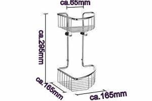 Sideline - Seifenkorb Chrom DK 1021