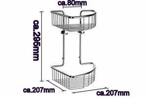 Sideline - Seifenkorb Chrom DK 1022 Retourenware