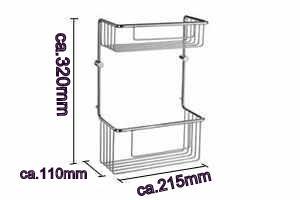 Sideline - Seifenkorb Chrom DK 1031