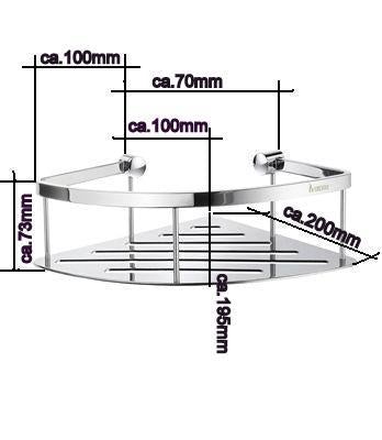 Sideline - Seifenkorb Chrom DK 3031 Retourenware