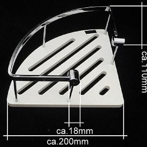 Sideline - Seifenkorb Chrom / Schwarz DK 3033 Retoureware