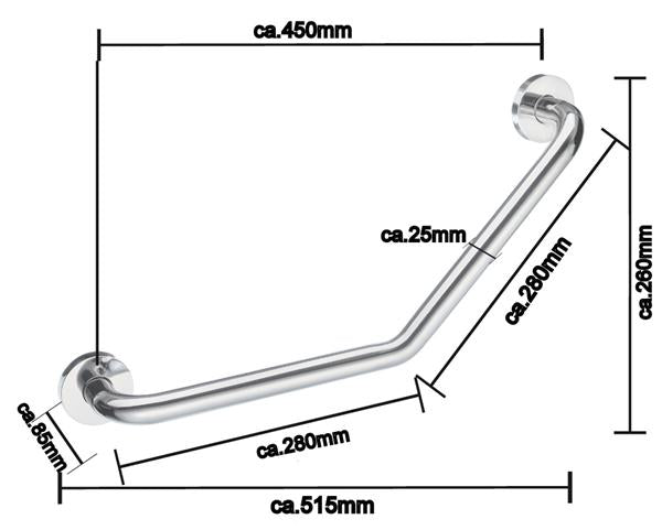 Living - Wannengriff Chrom FK808