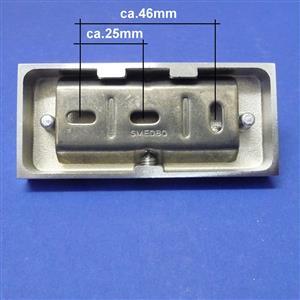 House - Doppelter Badetuchhaken Mattverchromt RS356