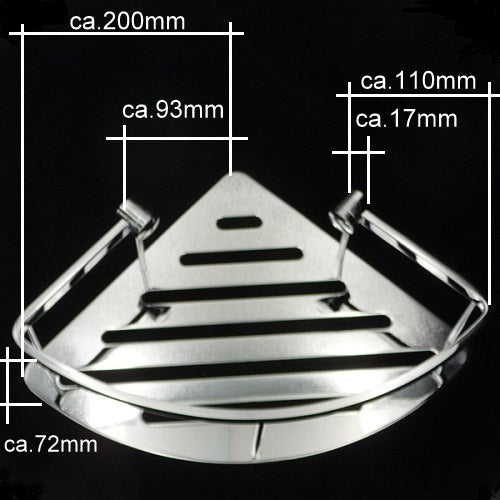 Ice - Eckseifenkorb Chrom OK374 Retourenware