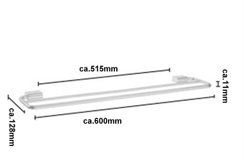 Spa - Doppel-Handtuchstange Edelstahl poliert PK3364 Retourenware / Auslauf-Modell