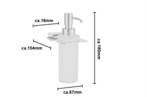 Spa - Seifenspender Edelstahl poliert PK369 Retourenware / Auslauf-Modell