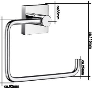 House - Toilettenpapierhalter Mattverchromt RS341