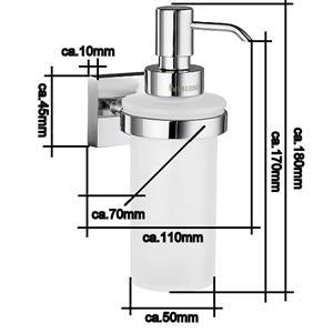 4 tlg. Badezimmerset Chrom