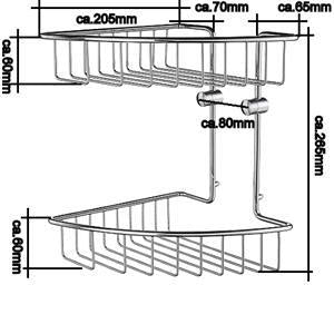 House - Eckseifenkorb Chrom RK377 Retourenware