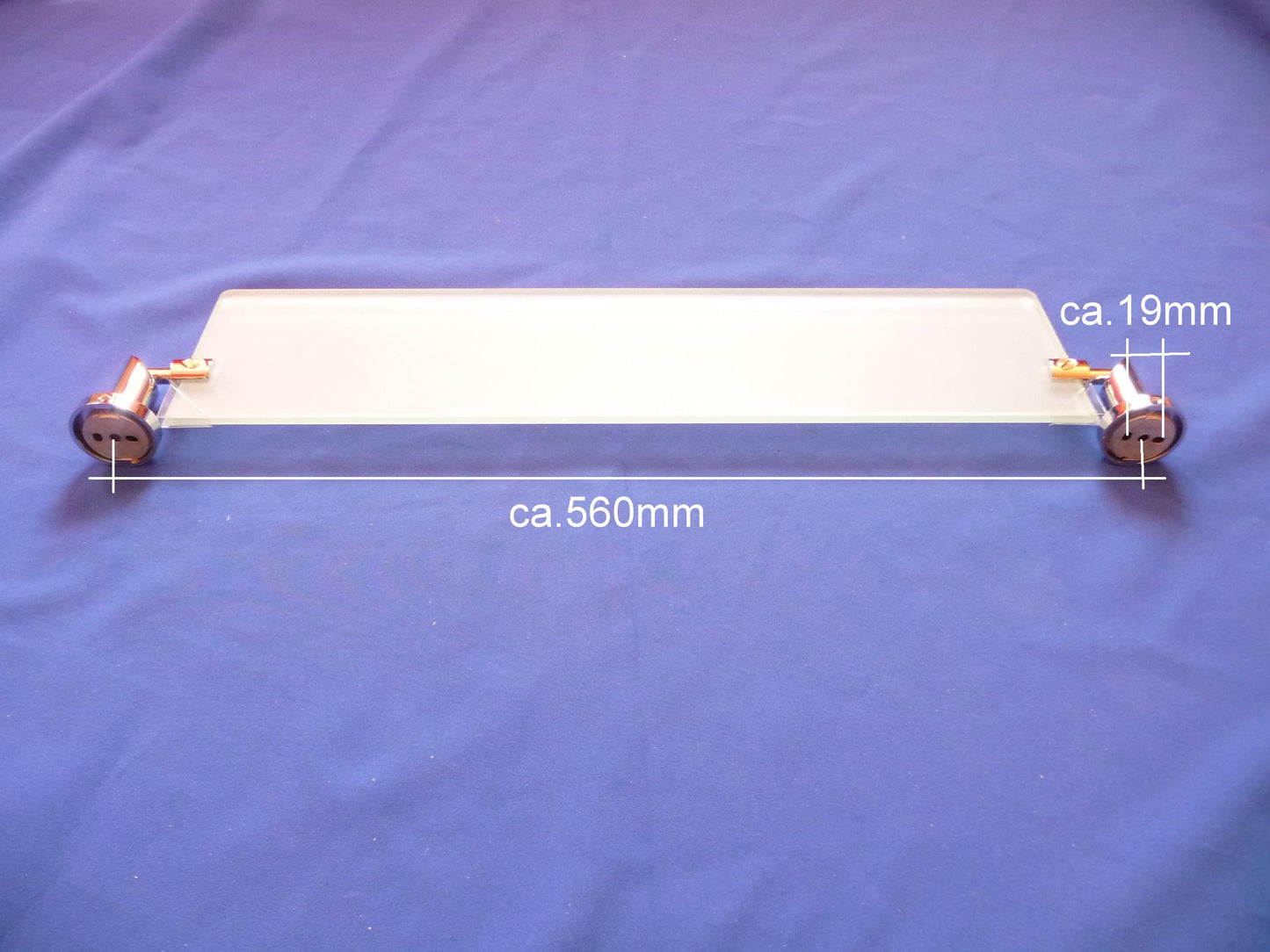 Sapihr - Glasablage Chrom Retourenware/Auslauf-Modell
