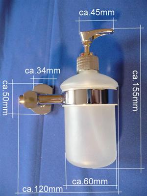 Topas - Seifenspender Chrom Retourenware/Auslauf-Modell